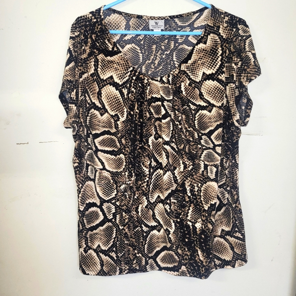 Women's Snake Print Top